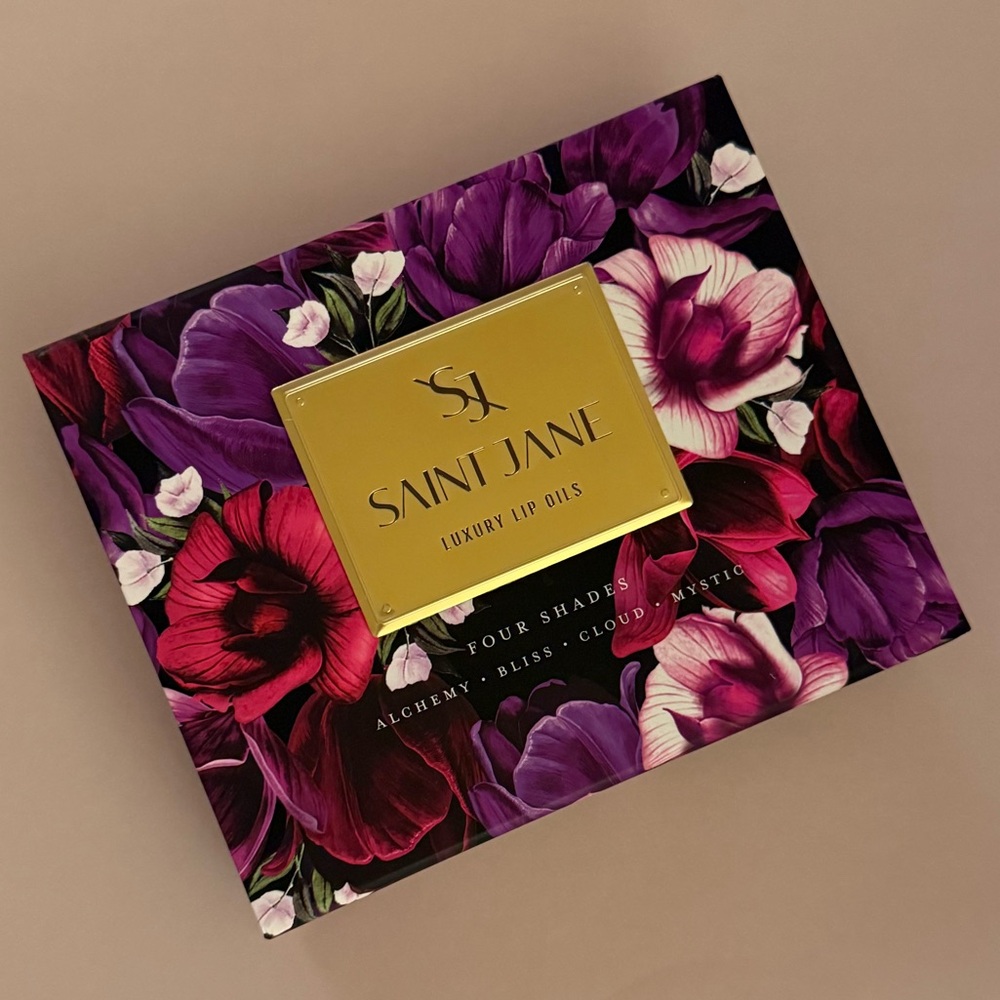 Saint Jane Limited Edition Holiday Collection Luxury Lip Oil 4-Piece Gift Set - Picture 10 of 16